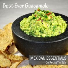 Best Ever Authentic Guacamole Recipe