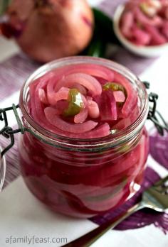 Today we’re sharing a quick and easy recipe for Pickled Red Onions – and I have to say – I think this is one of the prettiest recipes we’ve ...