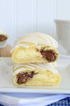 Nutella: Cheesecake Nutella Twists - cheesecake and Nutella wrapped in a crescent roll