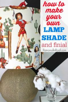 make a fabric lampshade