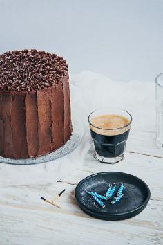 Entertaining Food Desert Chocolate & Espresso Cake