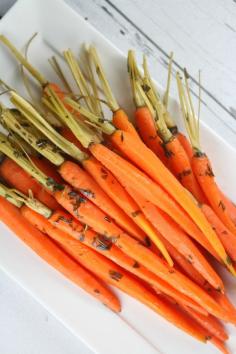 Baby Carrots with Tarragon: easy side dish recipe