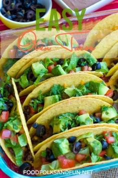 
                    
                        This Oven Tacos Recipe is so easy to make plus it makes enough to feed a crowd! They're economical and you can customize them to fit your family's taste buds!
                    
                