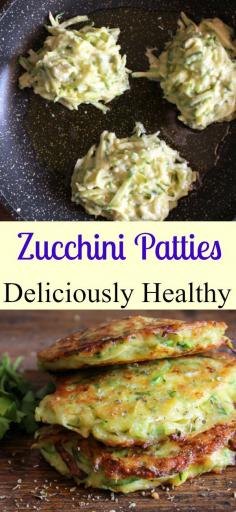 
                    
                        Zucchini Patties, a delicious, healthy, easy recipe, the perfect side dish, appetizer or even main dish, a yummy way to add some veggies/anitalianinmykitchen.com
                    
                