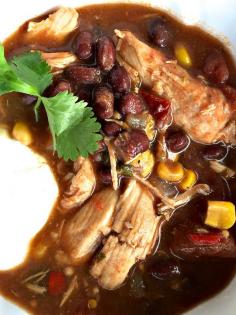 Skinnytaste's Slow Cooker Chicken Enchilada Soup