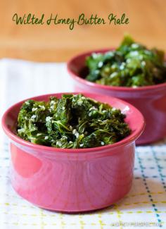 
                    
                        Southern Wilted Honey Butter Kale Recipe on ASpicyPerspective... #kale
                    
                