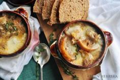 French Onion Soup & A Cheesy Holiday Menu Recipe on Yummly. @yummly #recipe