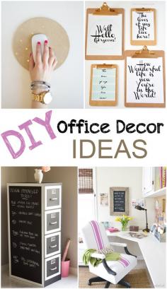 DIY Office Decor Ideas