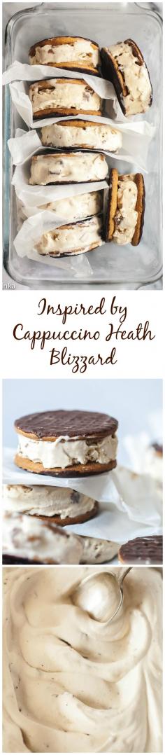 
                    
                        Inspired by Cappuccino Heath Blizzard these ice-cream sandwiches are the ultimate frozen treat!
                    
                