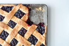 
                    
                        Blueberry Slab Pie with Cornmeal Crust
                    
                