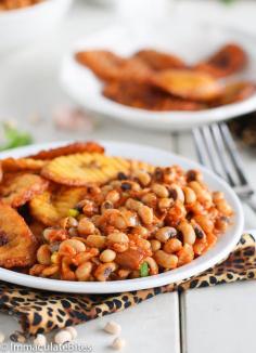 Ghanian Red Red- A hearty, healthy, tasty and no fuss vegan black-eyed peas stewed beans- African Style