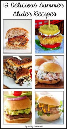 Summer Slider Recipe Roundup. We are talking mini sandwiches! Does it get more fun than this? I submit it does not.