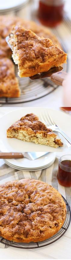 
                    
                        Apple Coffee Cake - sweet and decadent coffee cake loaded with apple, this cake is super easy to bake and perfect with tea or coffee | rasamalaysia.com
                    
                