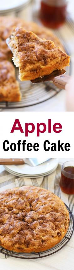 
                    
                        Apple Coffee Cake – sweet and decadent coffee cake loaded with apple, this cake is super easy to bake and perfect with tea or coffee | rasamalaysia.com
                    
                