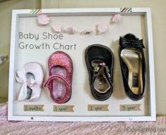 BD Design: Baby Shoes Shadow Box