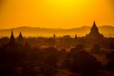 
                    
                        The Captivating Bagan Temples Of Myanmar at sunset
                    
                