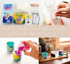 
                    
                        How To Make Color Block Candles From Broken Crayons
                    
                