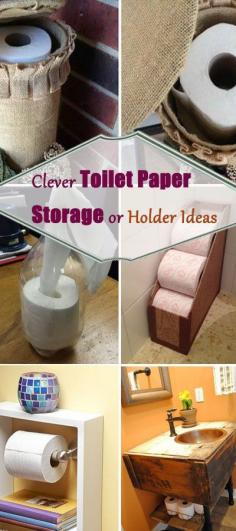 
                    
                        Clever Toilet Paper Storage or Holder Ideas • Tutorials and Projects!
                    
                