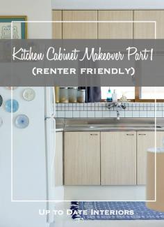 
                    
                        Kitchen Cabinet Makeover - Part One - Up to Date Interiors
                    
                