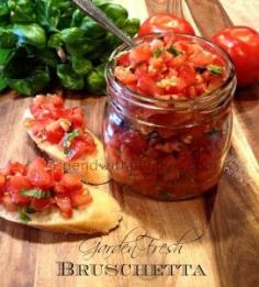 Recipe Submitted By: Spend with Pennies Click on the link below for the Garden Fresh Bruschetta Recipe! Garden Fresh Bruschetta