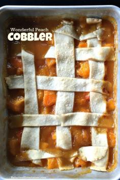 
                    
                        Wonderful Peach Cobbler | ReluctantEntertai...
                    
                