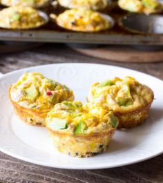 An ideal on-the-go, #healthy breakfast! Mexican Breakfast Cups