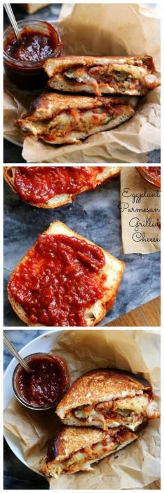 
                    
                        End of summer comfort is what this sandwich is all about! Get this eggplant parmesan grilled cheese with chili tomato jam into your dinner rotation while you still can.
                    
                