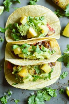 
                    
                        Grilled Pinapple Guacamole - Learn how to make this amazing sweet and savory avocado dip and use it as a healthy snack idea or for Taco Tuesday!
                    
                