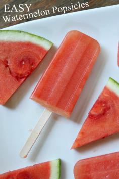 Facile Watermelon Popsicles Recette