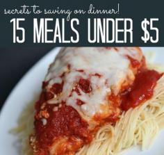 One of the things I'm always looking for are Inexpensive Meals Under $5! Sometimes you need a good recipe that you can throw together quickly without much time that won't break the budget. I've been thinking about the recipes that allow me to stay on budget, just mix and match these recipes in your weekly meal plan to help reduce your overall cost per meal each week.