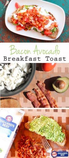 
                    
                        Avocado, bacon, toast-- does it get any better?!
                    
                