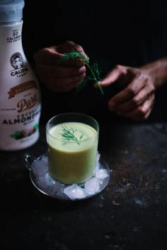 chilled avocado and lime soup | A Brown Table