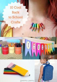 Cute back to school crafts to do at home