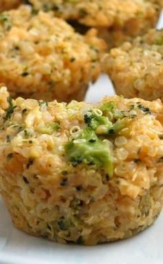 Clean Eating: Broccoli Quinoa Bites. #makeitswiss #betterwithswiss #healthy