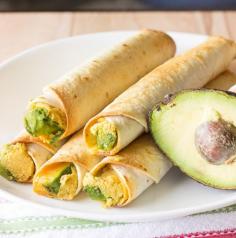 The Wholesome Dish Avocado Hummus Taquitos