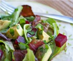 
                    
                        Beet the Heat and Mint Salad (#dairyfree, #vegan)
                    
                