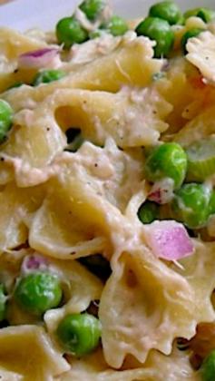 Tuna Pasta Salad with Peas Recipe