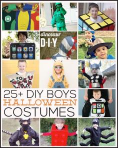 25+ DIY Halloween Costumes featured on www.thirtyhandmadedays.com  http://www.thirtyhandmadedays.com/2013/09/halloween-costumes-boys/?utm_source=feedburner&utm_medium=feed&utm_campaign=Feed%3A+30handmadedays+%2830days%29