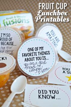 
                    
                        Fruit Cup Lunchbox Printables - perfect for back to school www.thirtyhandmad...
                    
                