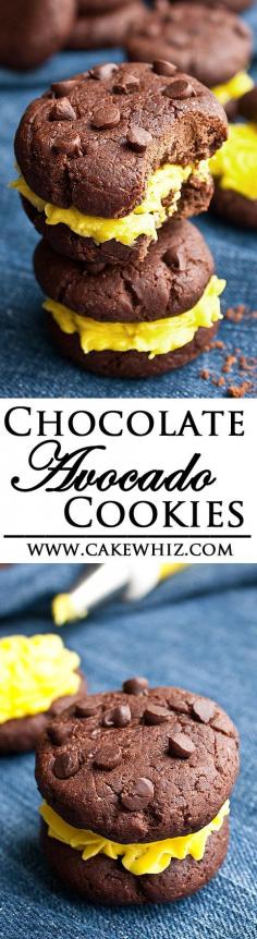 
                    
                        These vegan and healthy CHOCOLATE AVOCADO COOKIES are made with no butter, no eggs and no dairy. They are pillowy soft, rich and fudgy! From cakewhiz.com
                    
                