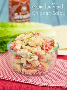 Sriracha Ranch Chicken Salad