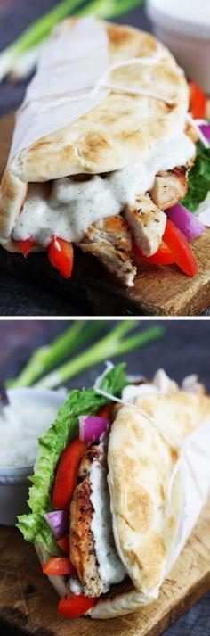 
                    
                        EASY CHICKEN GYROS & TZATZIKI SAUCE/ Quick Greek-style chicken gyros you can whip up on busy nights in just 20 minutes, these are a family favorite!
                    
                