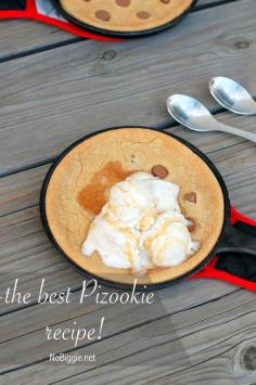 The best Pizookie recipe - she freezes them for a quick dessert.