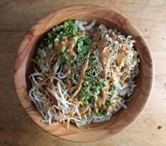 Napa Cabbage Salad + Peanut Dressing, a recipe on Food52