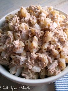 Tuna Noodle Salad! A basic, hearty recipe