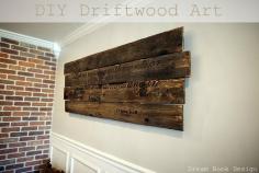 driftwood art idea