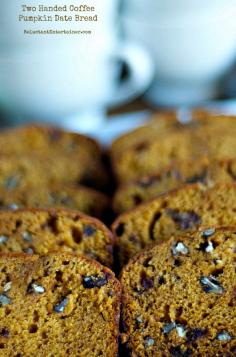 Two Handed Coffee with Pumpkin Date Bread