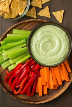 Avocado Ranch Dip.