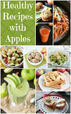 
                    
                        18 Healthy Recipes for breakfast, snack, dinner or dessert that all use Apples!
                    
                