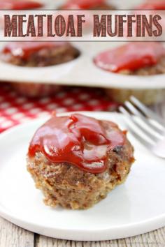 
                    
                        Who says comfort food can't be quick and easy?!  These Meatloaf Muffins are perfectly sized and they bake up quickly! Perfect for a weeknight meal!
                    
                